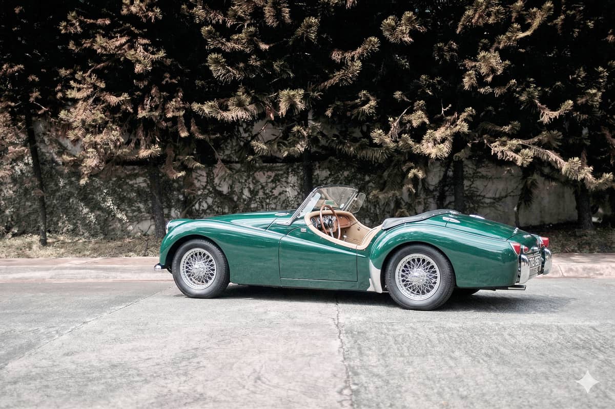 BLAST from the past: 1954 Triumph TR2.