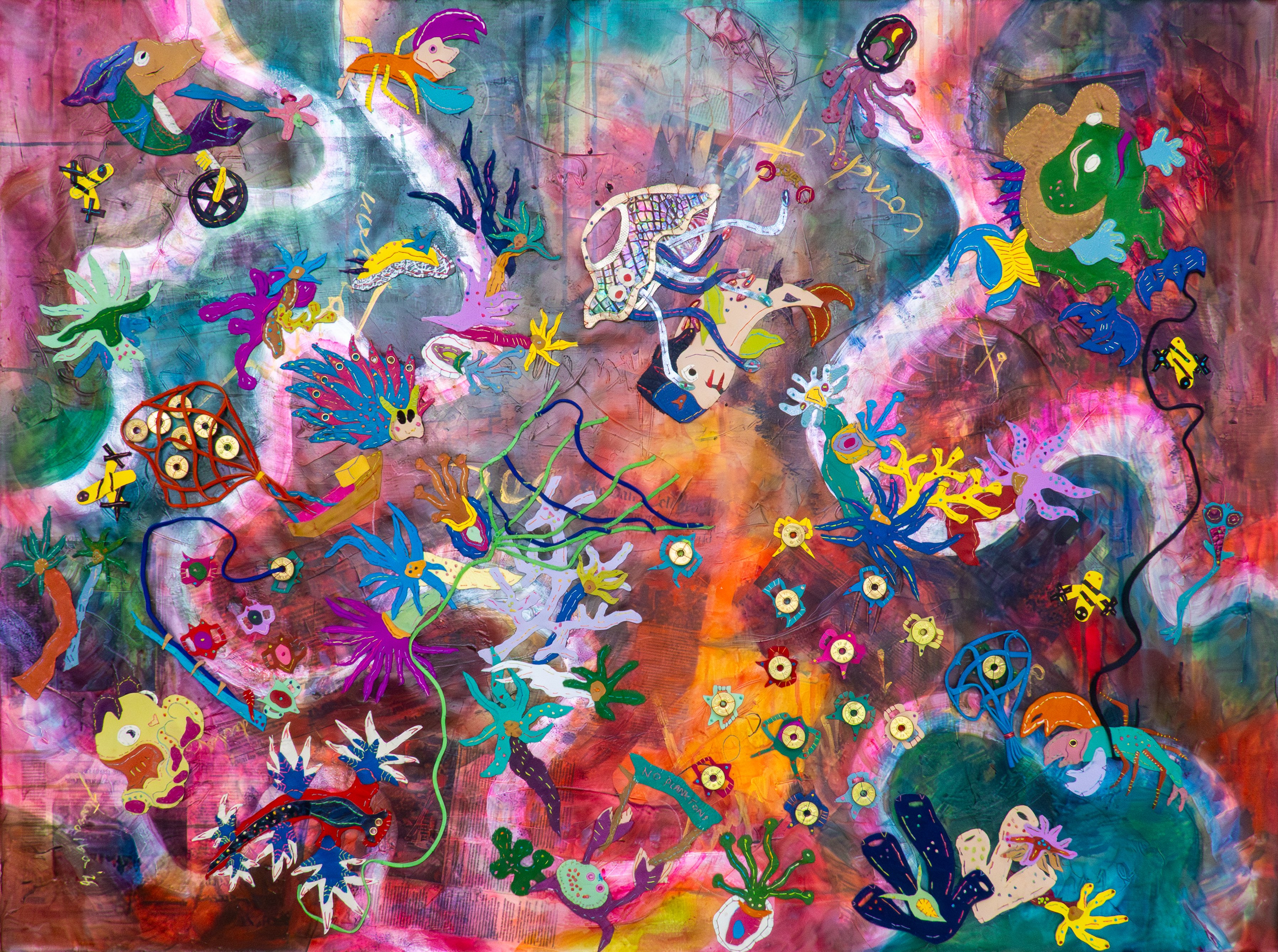'POLYSEA,' currently on exhibit at Art Basel Hong Kong 2026 with 10 Chancery Lane Gallery.