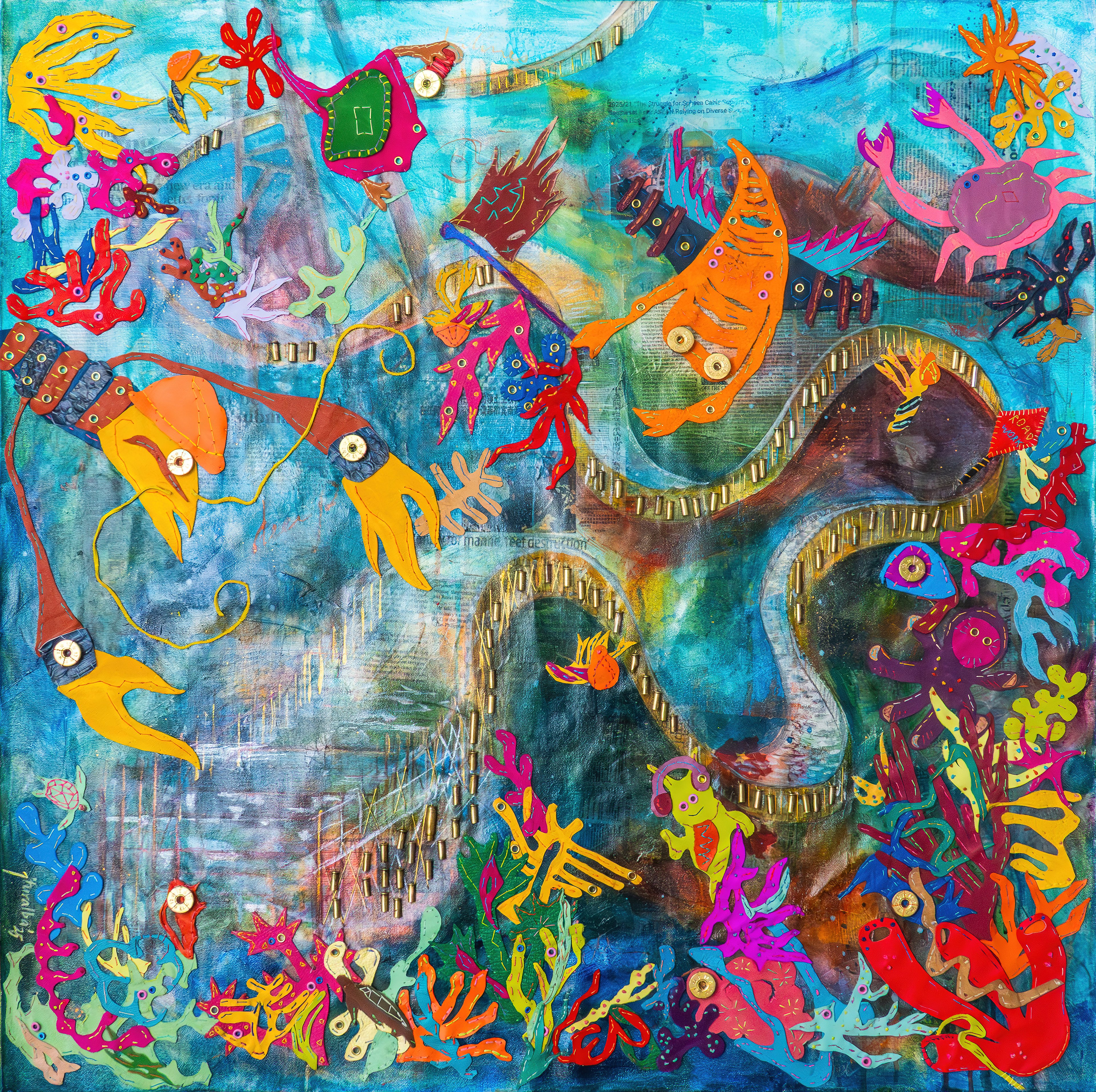 ‘WATERWORKS'’ currently on exhibit at Art Basel Hong Kong 2026 with 10 Chancery Lane Gallery