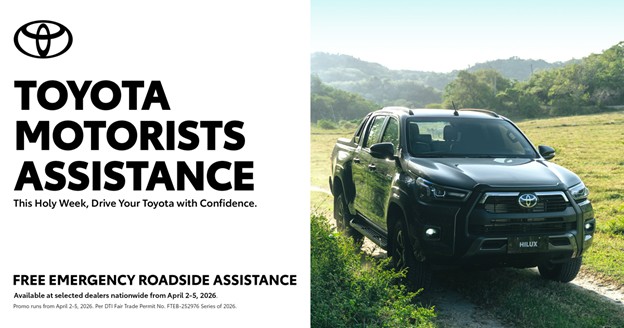 Toyota offers free roadside assistance for Holy Week
