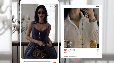 Heart goes from painting on bags to jewelry design