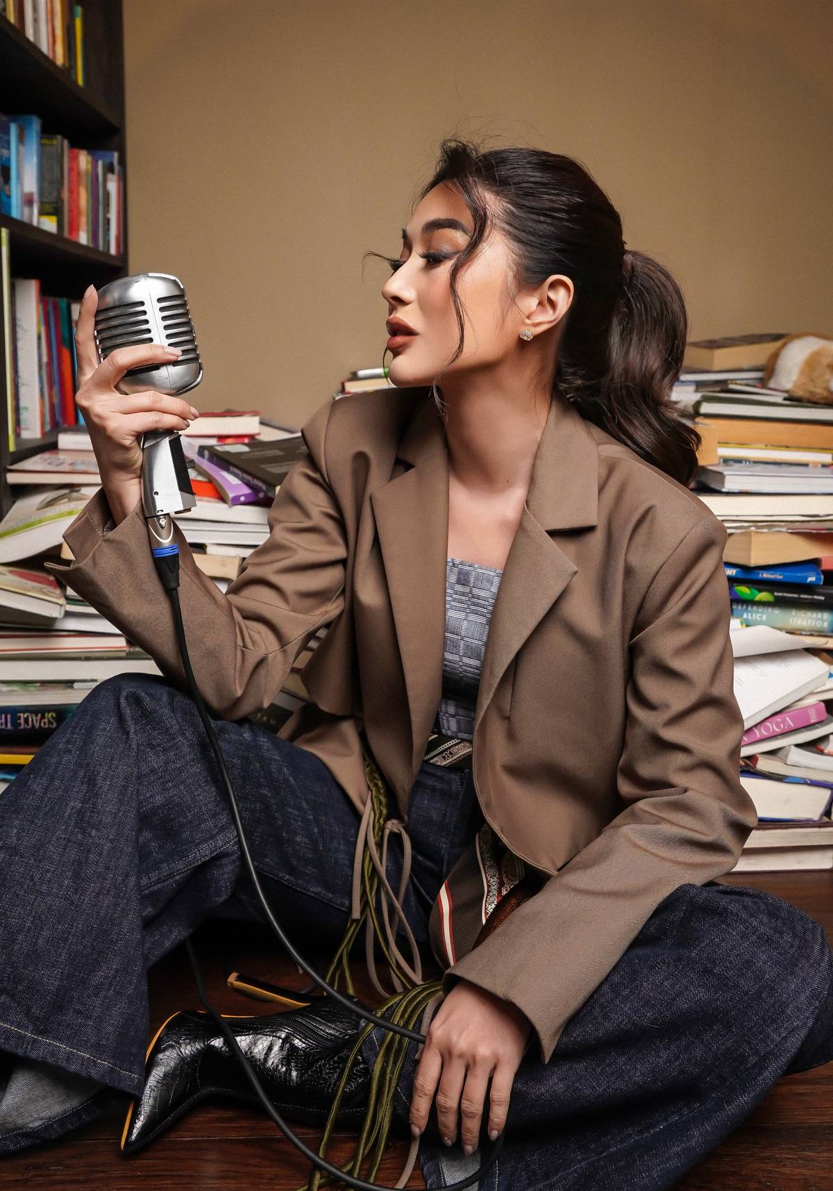 A perfect match: Nicole Laurel Asensio and the iconic Super 55.