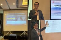 Nonstop operations. Left: Noel Chris Bagay, senior data center product manager. Top right: Jun Sinio, product solutions engineer. Bottom right: Joel Nuesca, chief network technical officer.