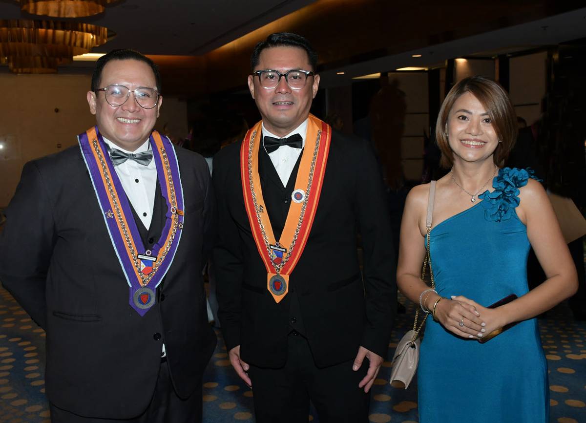 HOTELIERS Joseph Chiongbian, chef  Lee Mathew Ramas and Coleen Barcelona.