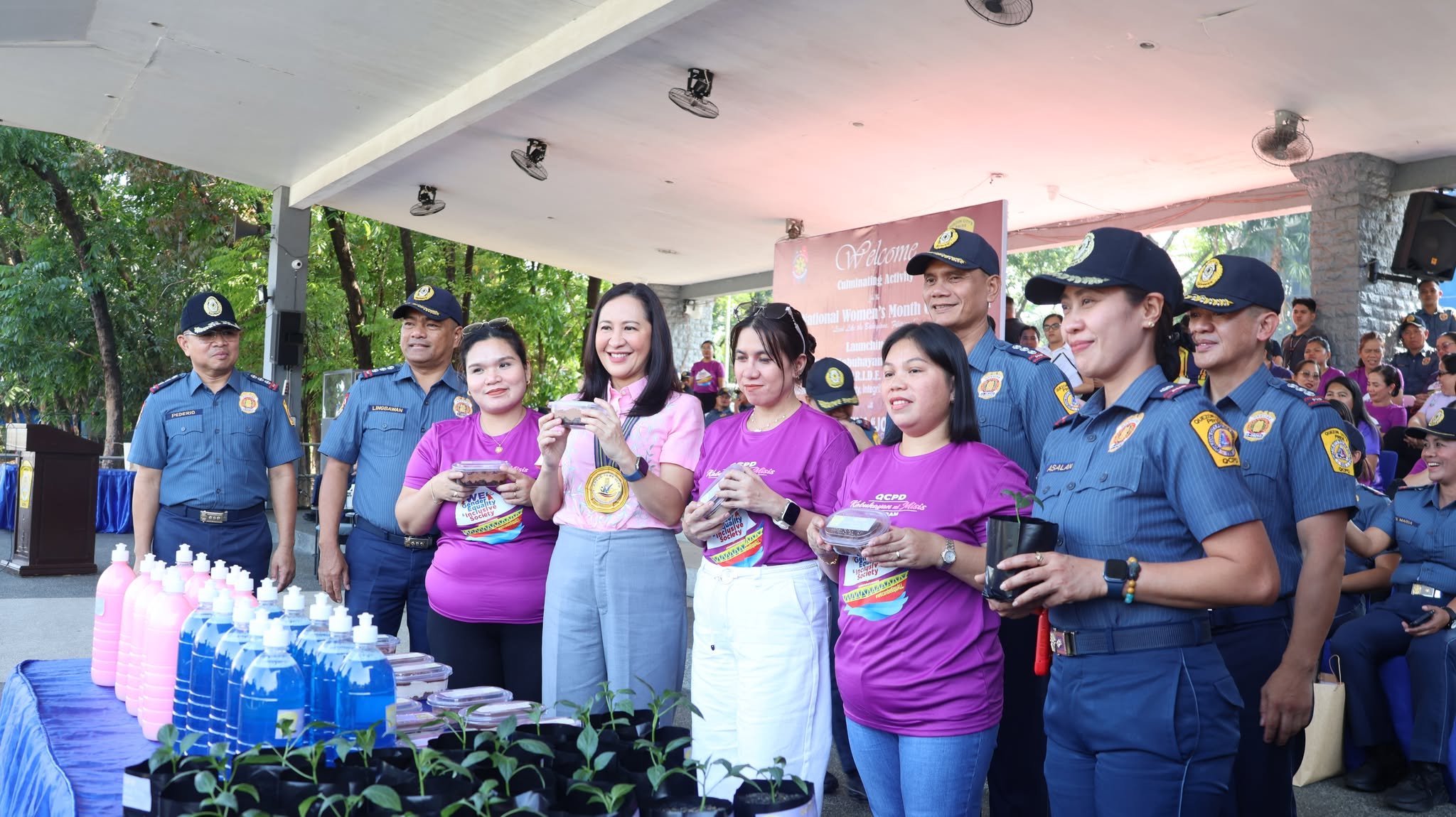QCPD honors women cops, launches livelihood, PRIDE programs