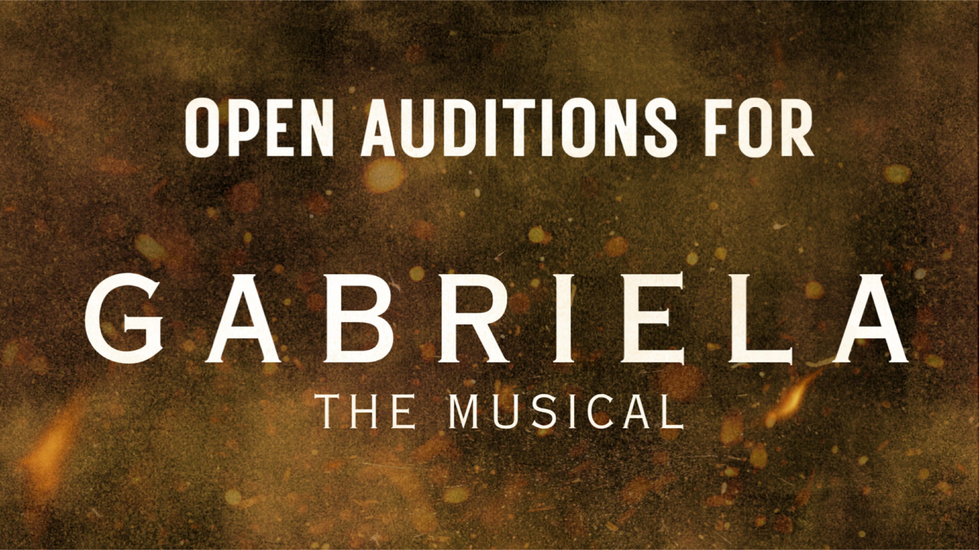 Barefoot Theatre Collaborative announces open audition for 
'Gabriela: The Musical'
