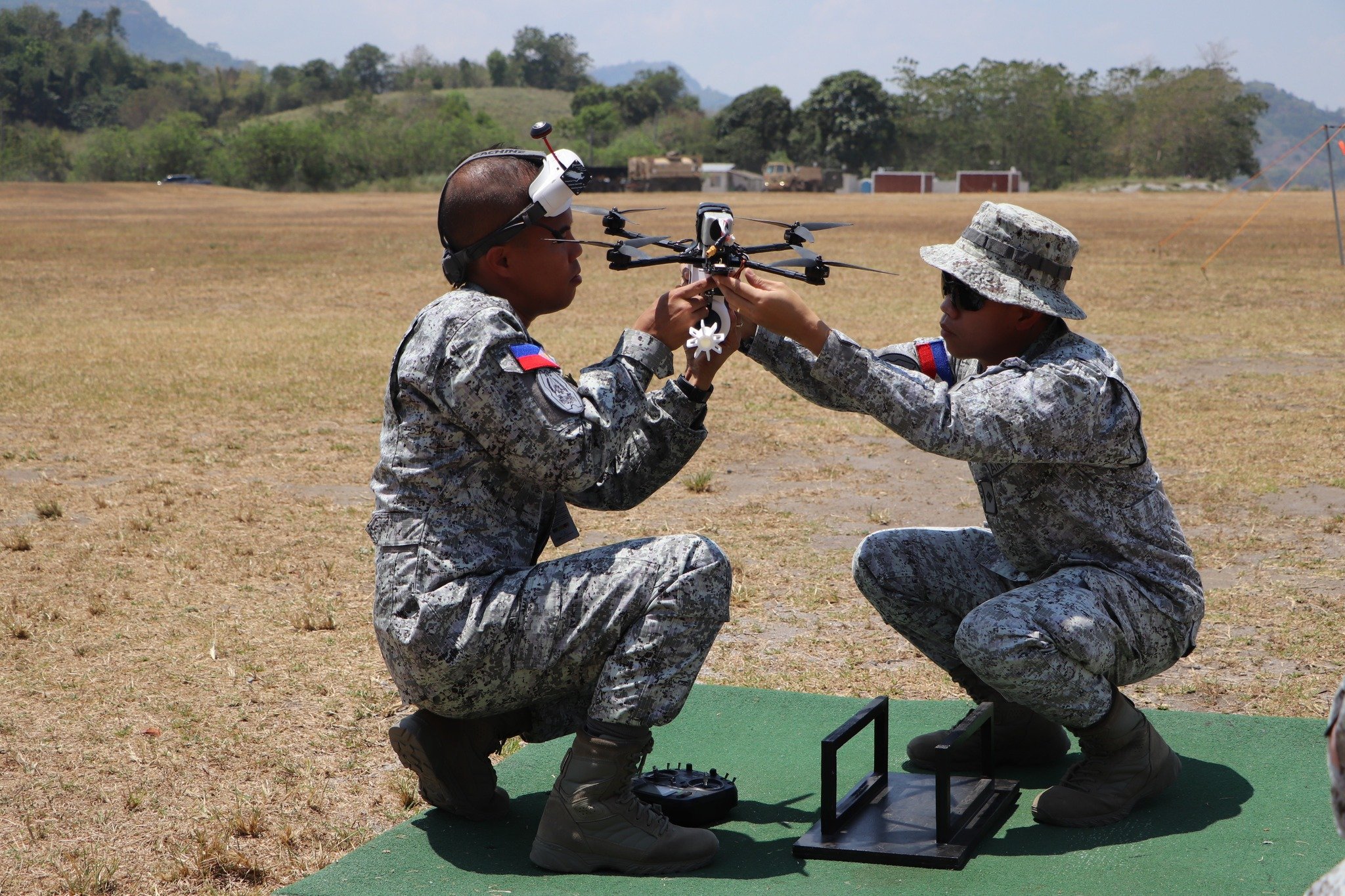 Philippine Air Force holds drone capability demo in Capas