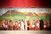 ISRAELITES forced into labor by Egyptians.