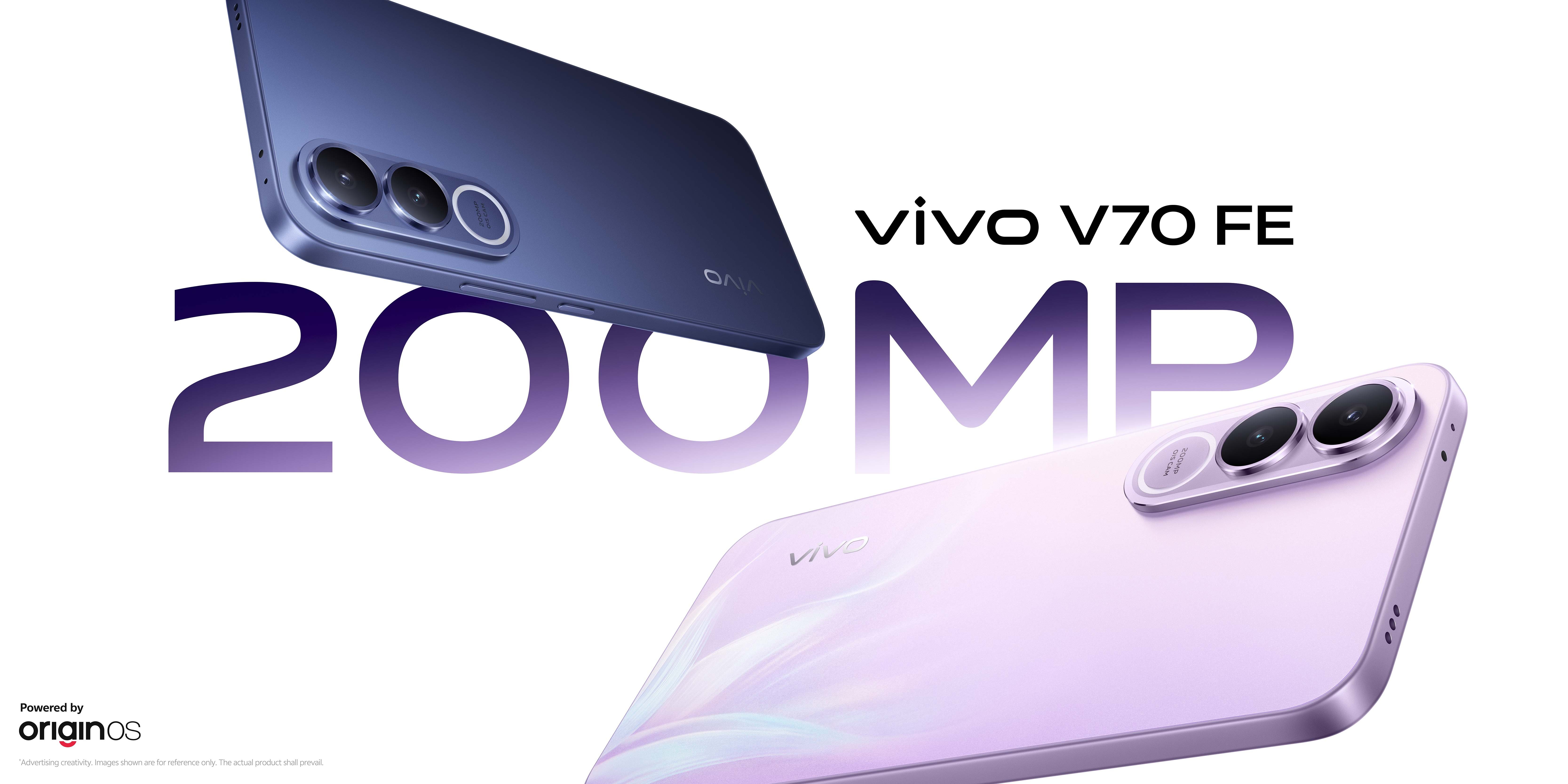 vivo confirms V70 FE with 200MP camera, Zsiga collab