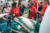 Some 1,157 beneficiaries from indigenous communities received 25 kilos of rice at Barangay O'Donnell in the town of Capas, Tarlac on March 26, 2026.