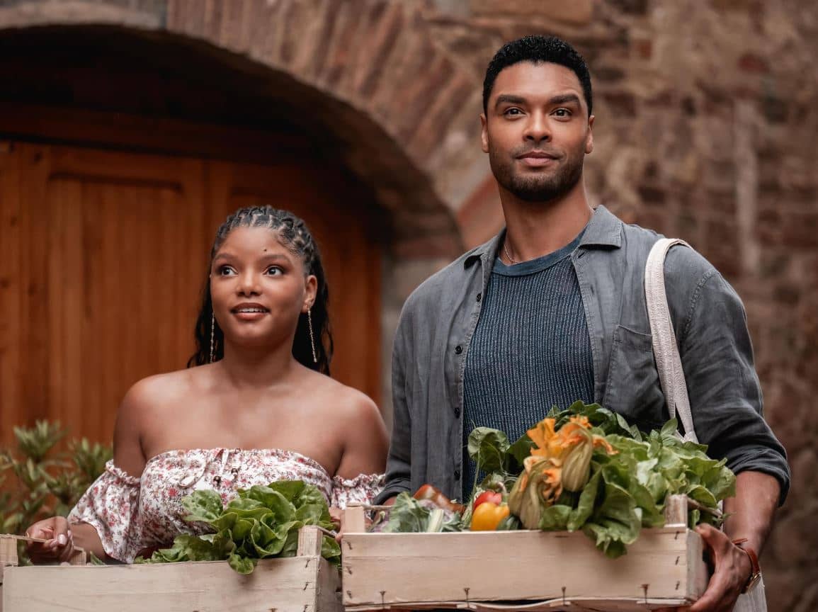 HALLE Bailey and Regé-Jean Page in You, Me & Tuscany.