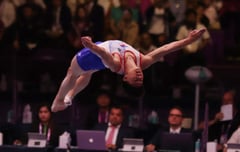 Yulo secures floor exercise final berth