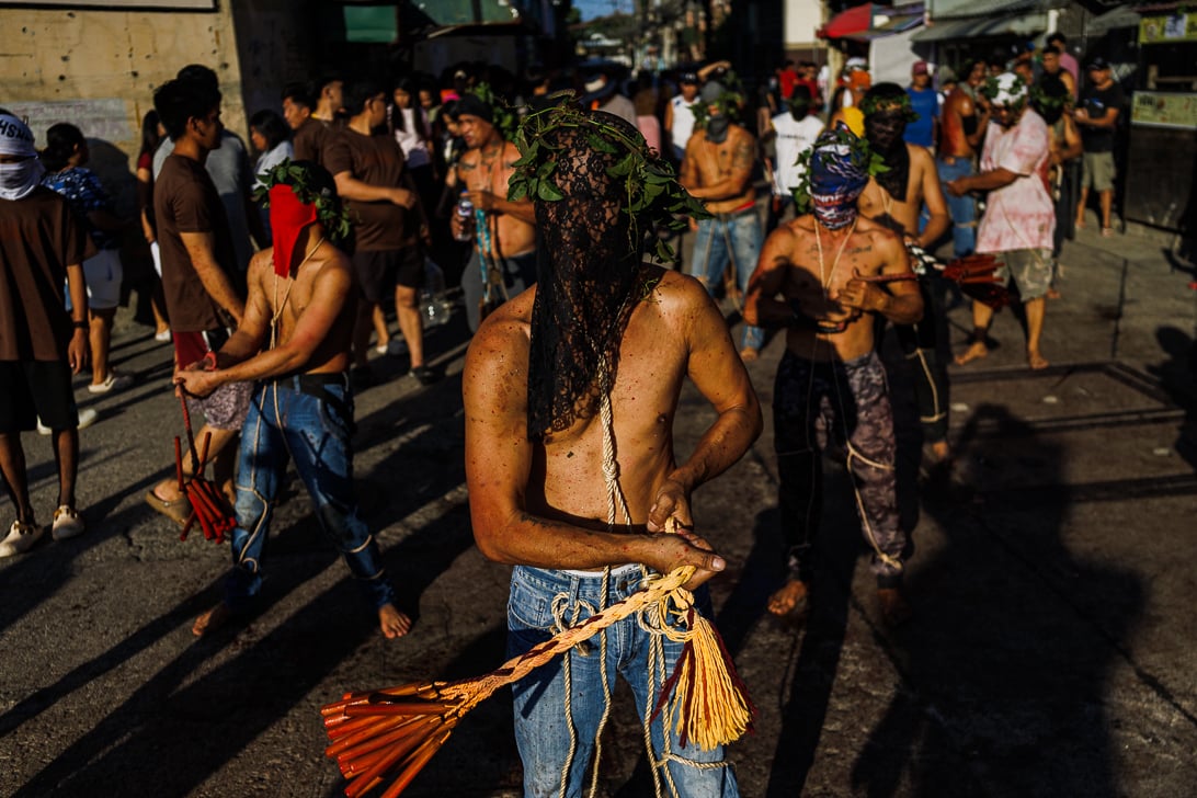 Good Friday self-flaggelation in Navotas