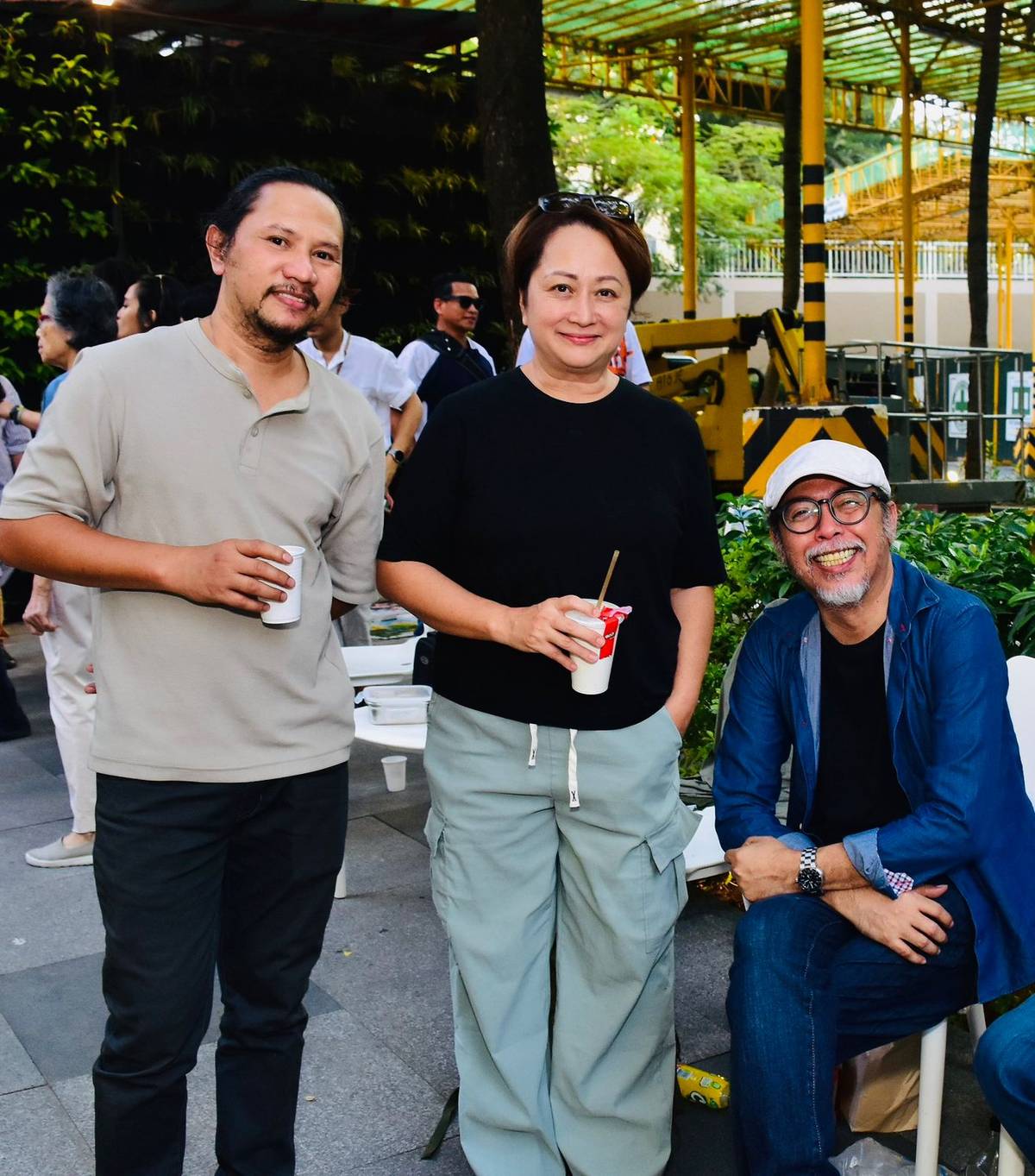MARKO Bello, Khristina Manansala and Hermes Alegre.