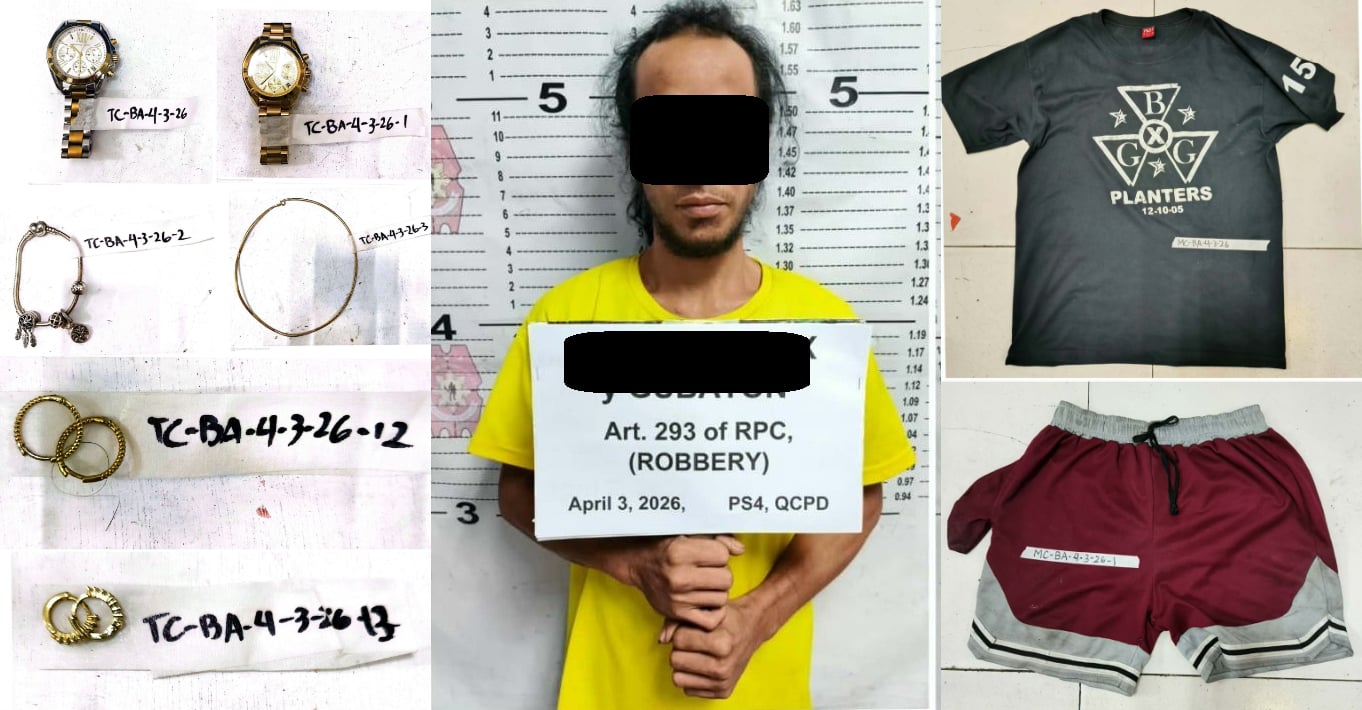  QC cops nab Novaliches burglary suspect on Good Friday
