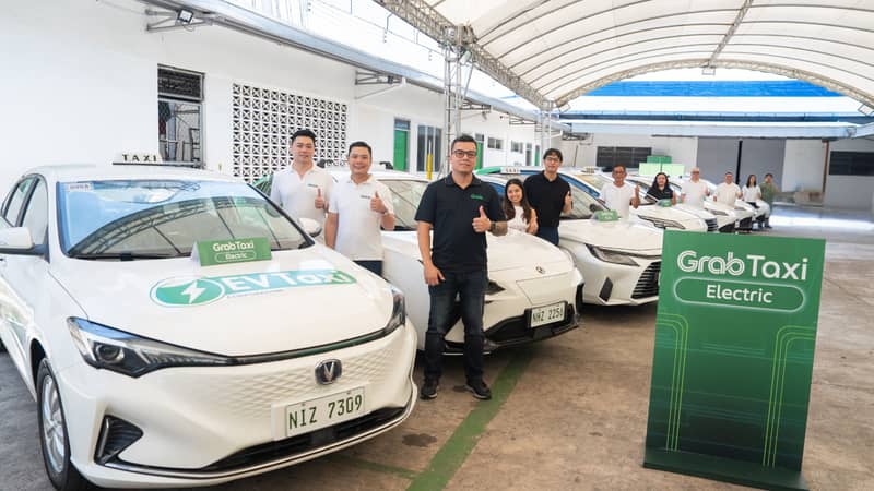 Filipino EV Taxi Operators deploy hundreds of Electric Taxis on GrabTaxi electric as fuel costs surge