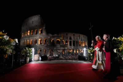 Pope sends powerful message amid strife