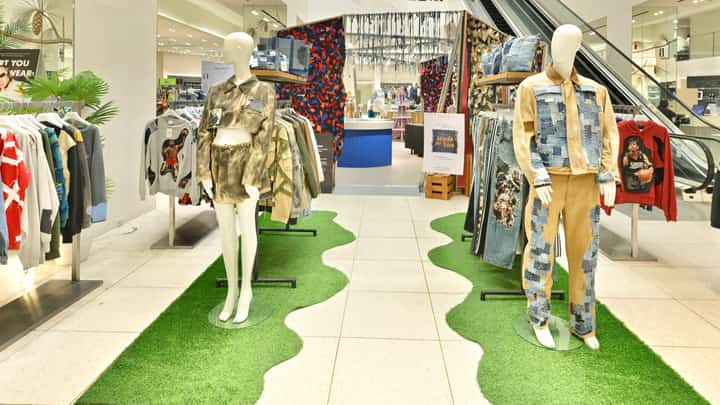 The Revibe Culture space at the 2nd Floor Activity Area introduces the brand’s concept of ‘Art You Can Wear,’ highlighting how timeless fabrics are transformed into unique artwear pieces.