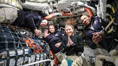 Astronauts gird for reentry