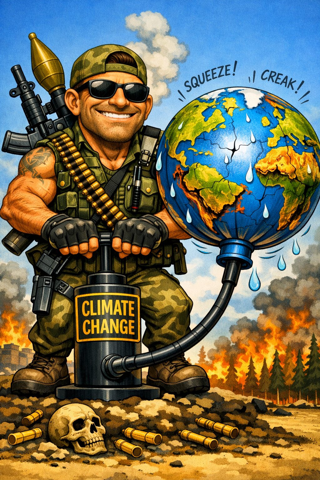 ‘OUR addiction to fossil fuels is destabilizing both the climate and global security.’