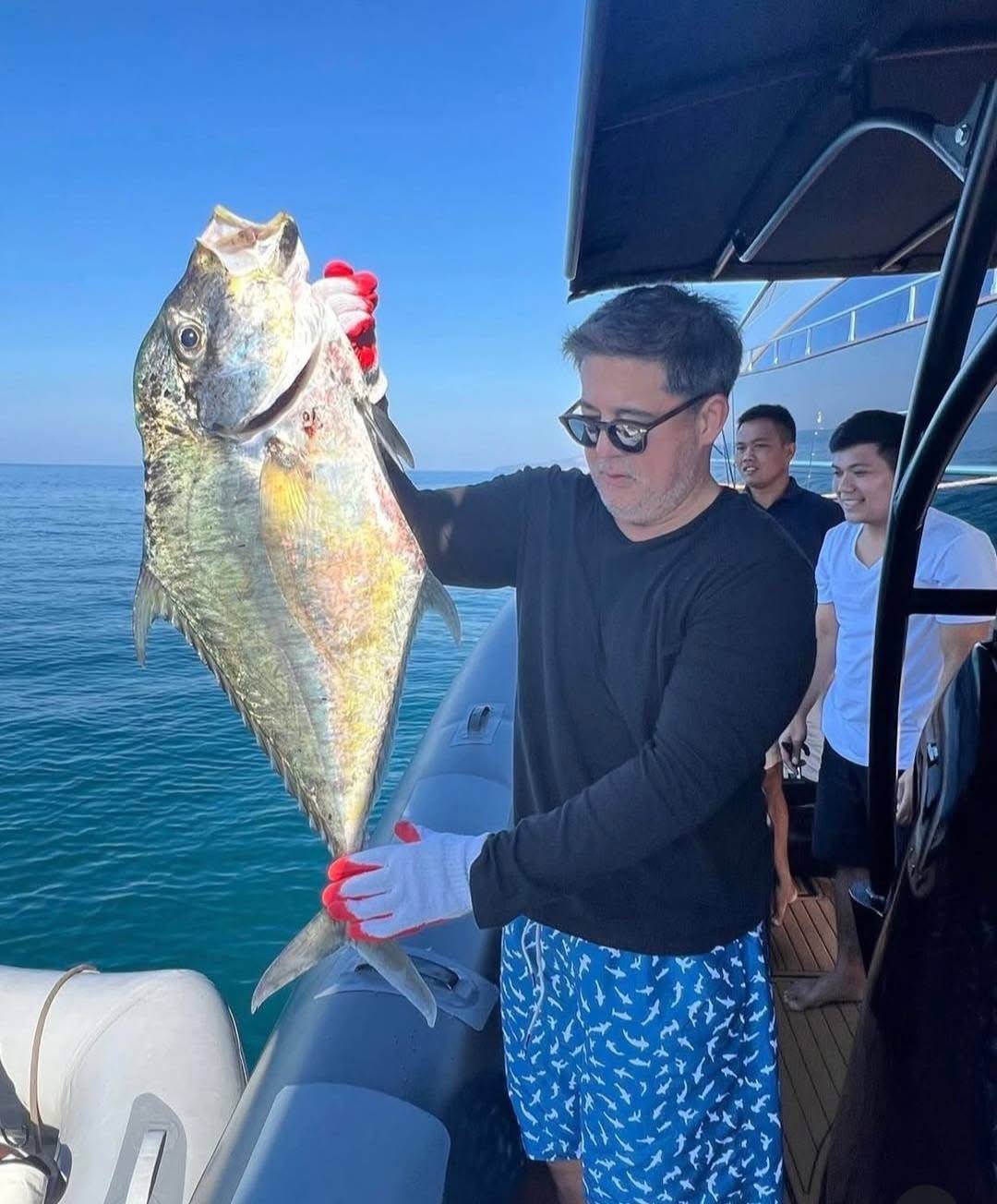 Aga Muhlach gets the big fish