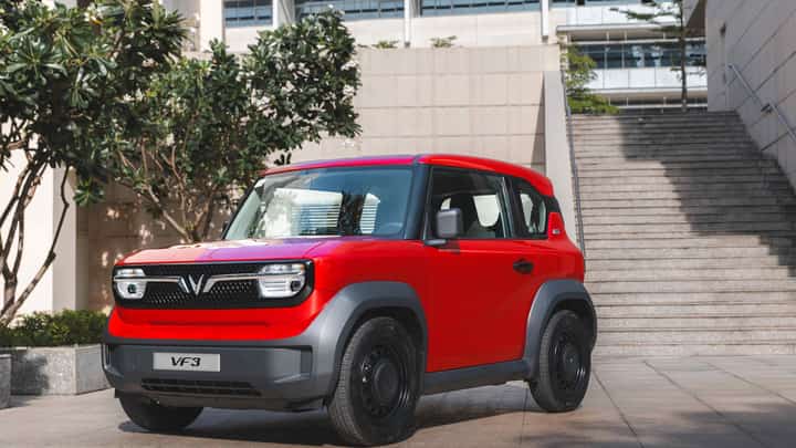 VINFAST electric mini SUV VF3 is part of the company’s offer that gives added discounts to drivers switching from gasoline vehicles.