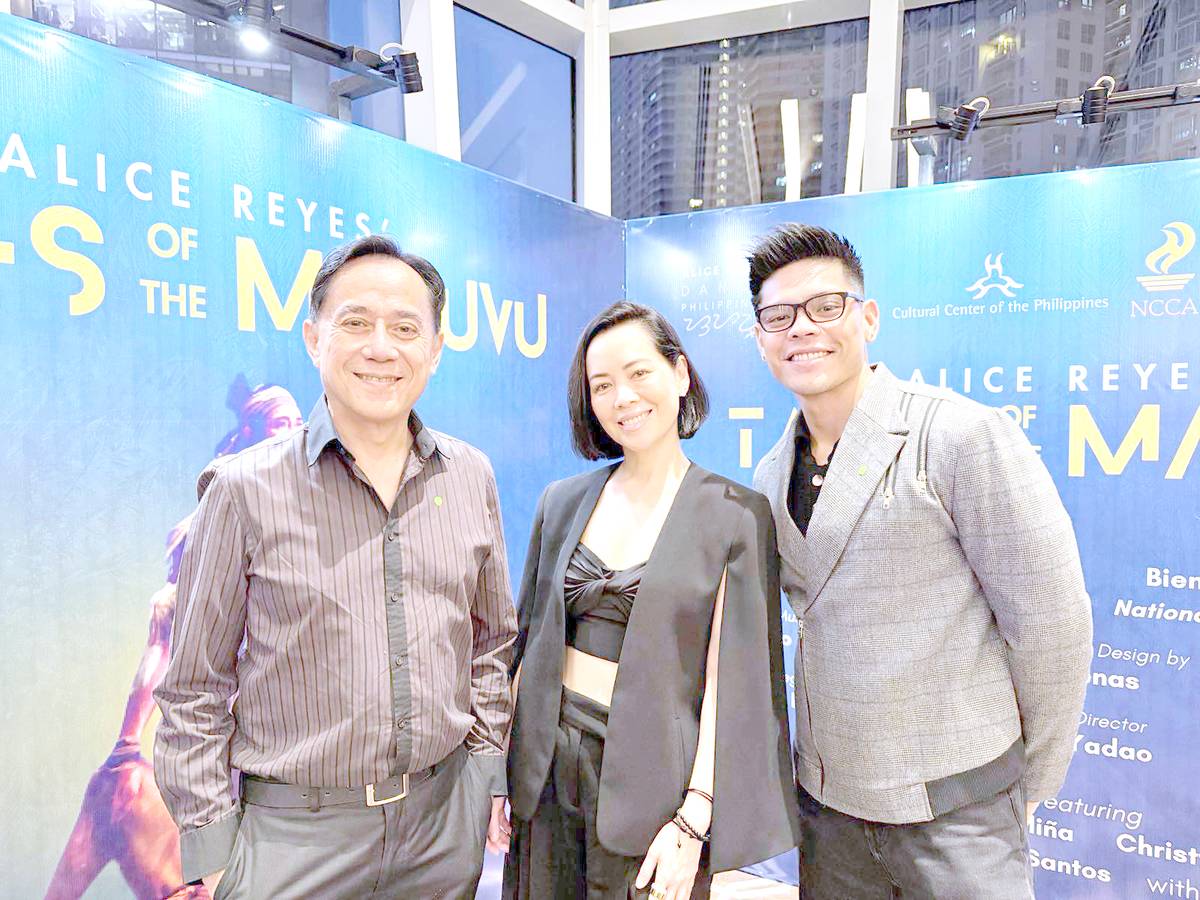 STERLING performers: Audie Gemora, Shiela Valderrama and Arman Ferrer.