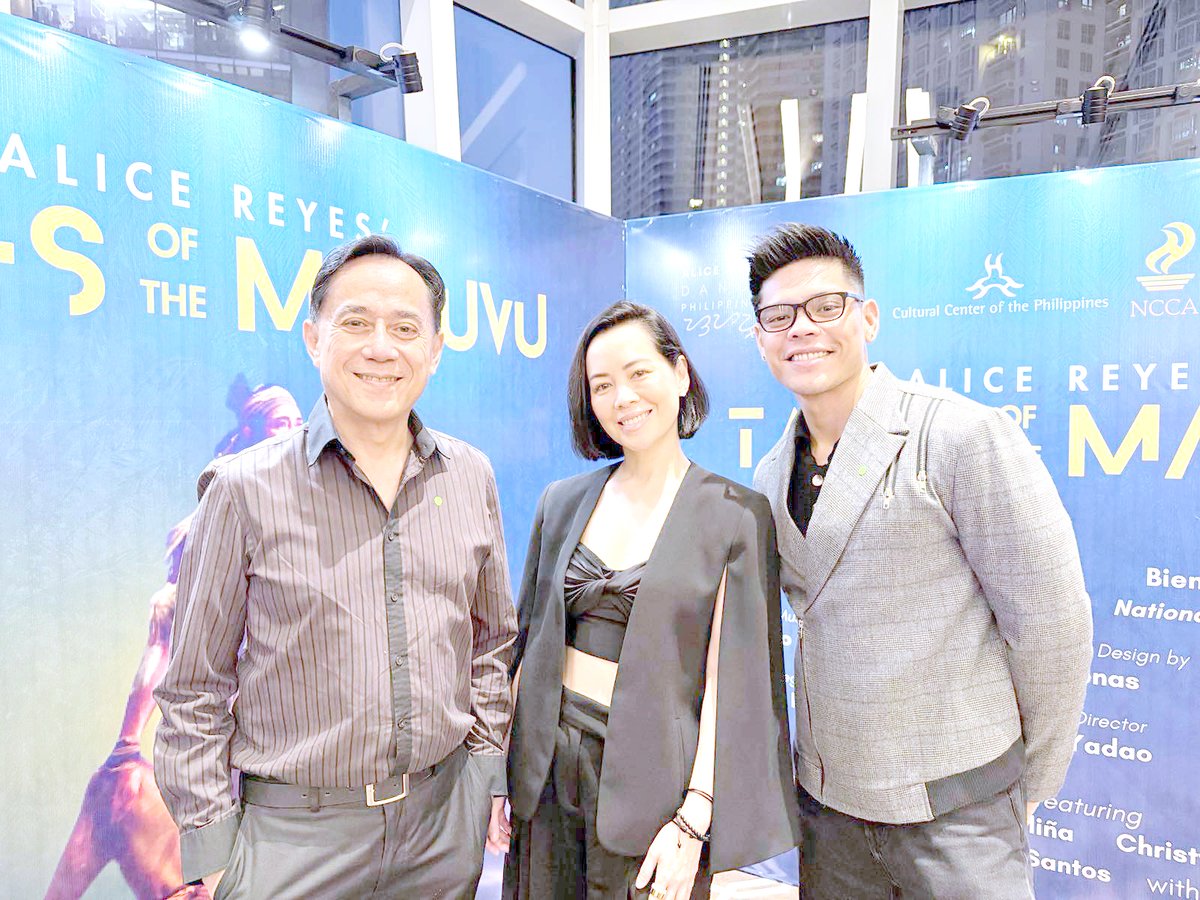 STERLING performers: Audie Gemora, Shiela Valderrama and Arman Ferrer.
