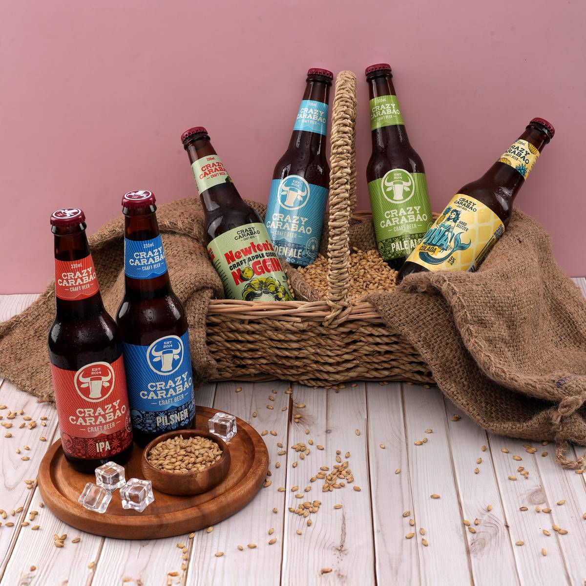 CRAZY Carabao craft beers.
