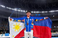 Karl Eldrew Yulo adjusts well to the Seniors rank after picking up two bronze medals in Cairo.