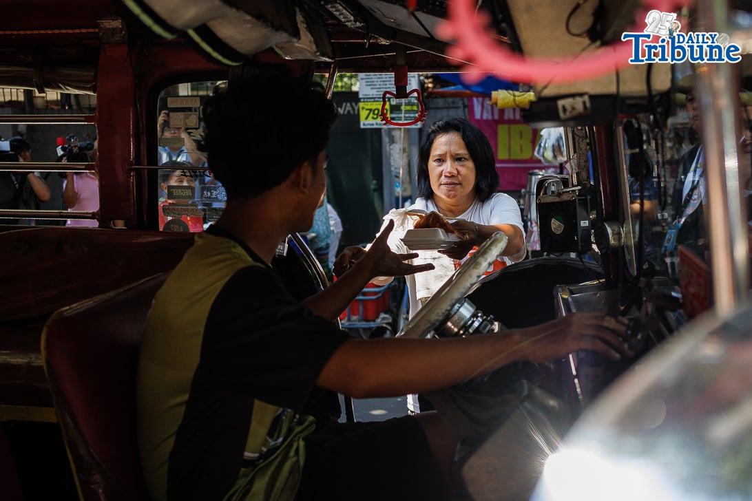 Free food to jeepney drivers