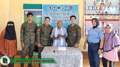 Peace campaign gains momentum amid firearms surrender