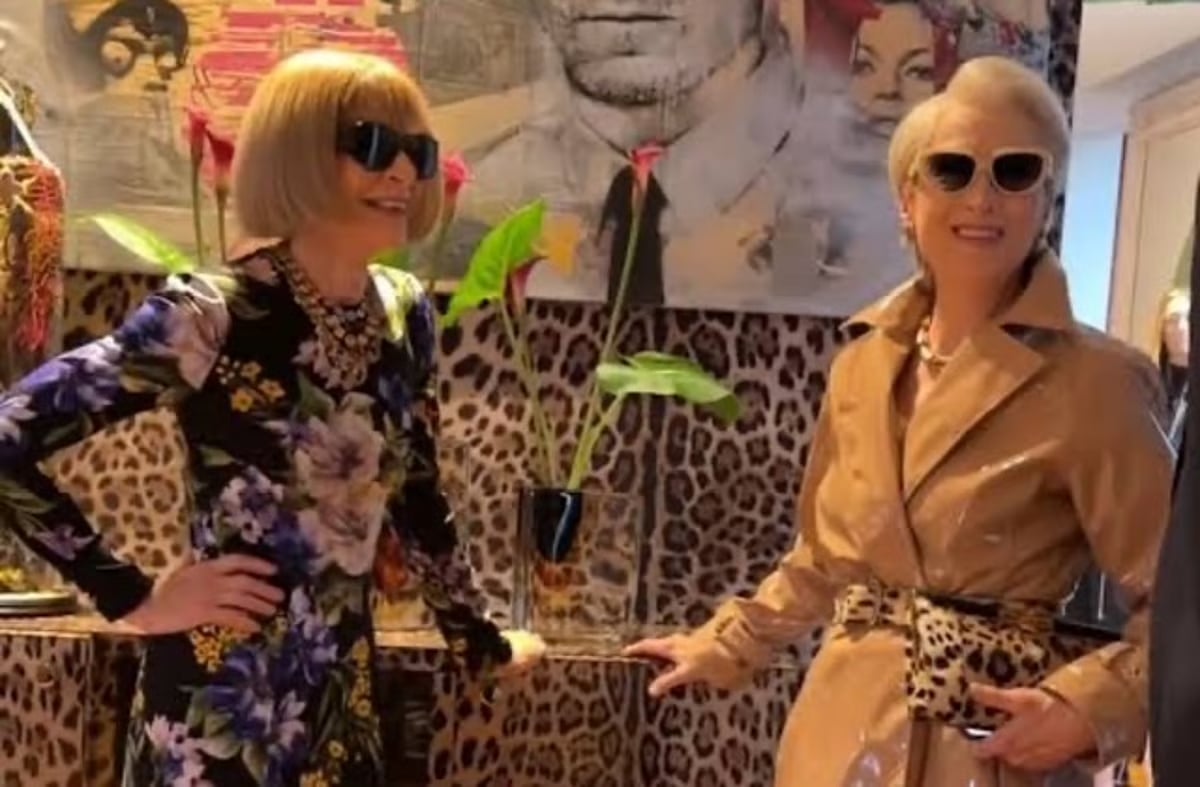 Wintour and Streep were last spotted together during the Dolce & Gabbana Spring / Summer 2026 show during Milan Fashion Week, where "The Devil Wears Prada 2" was filming.
