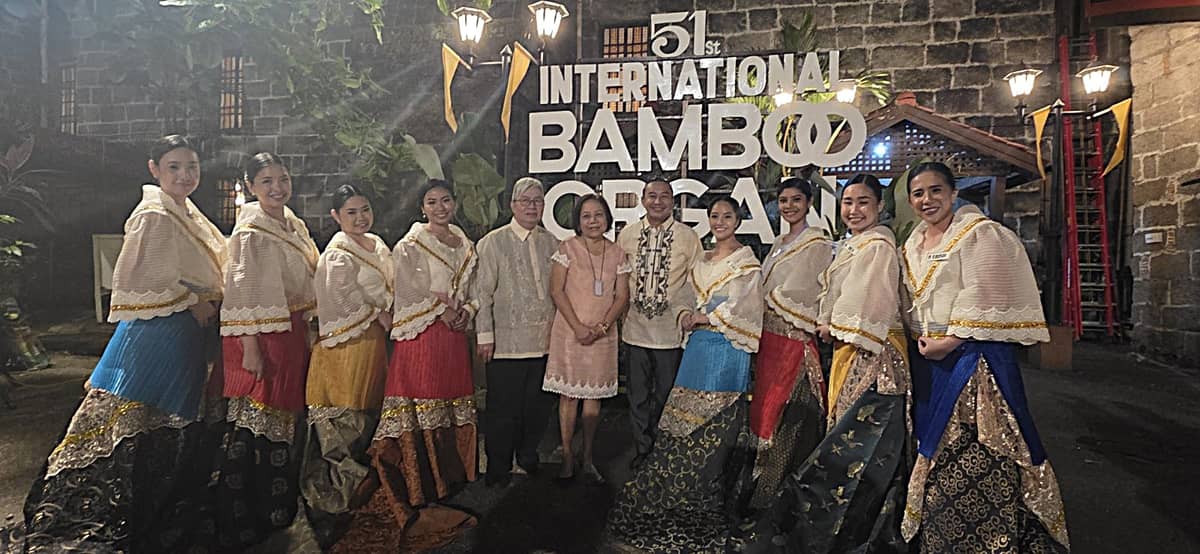 FORMER Senator and Villar Foundation managing director Cynthia Villar attends the annual International Bamboo Organ Festival in Las Piñas.
