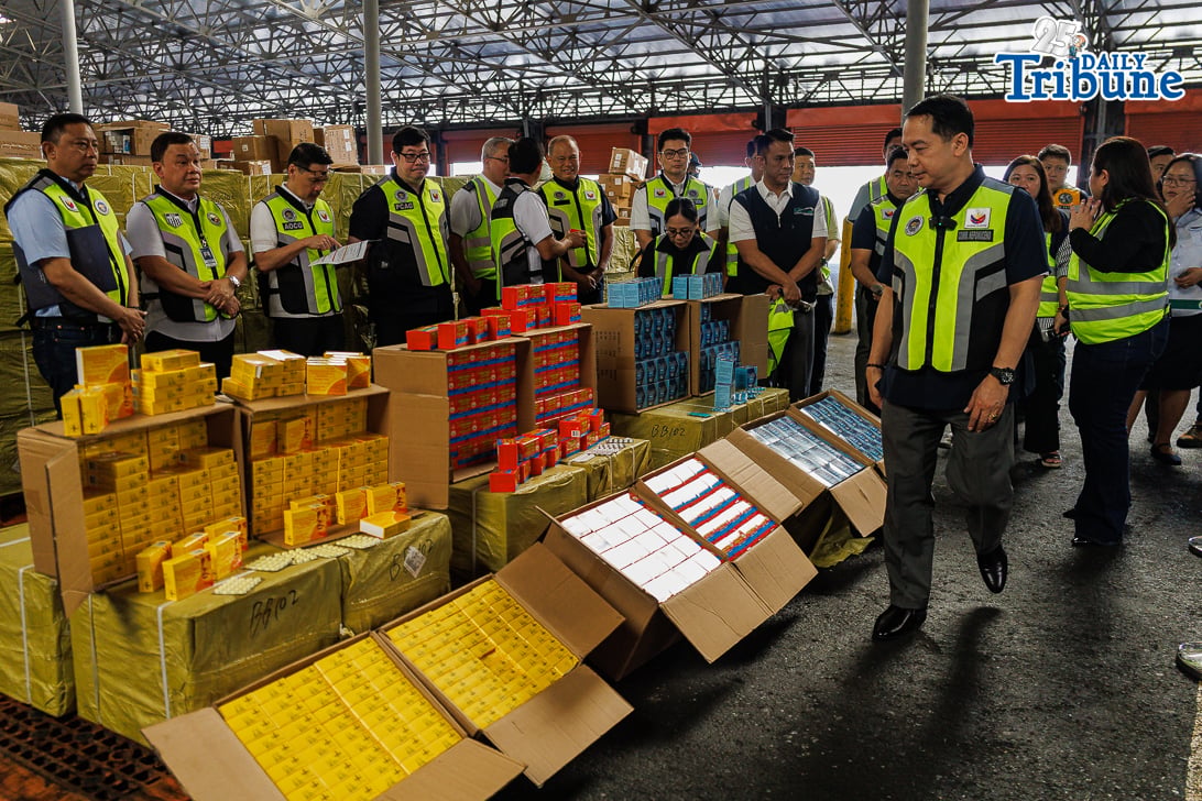 P53-M smuggled medical goods seized in Manila International Container Port