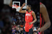 KEVIN Durant returns to Phoenix, where he dropped 24 points to lead the Houston Rockets to a 119-115 win over the Suns in the NBA regular season.
