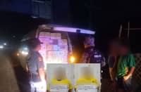 Joint personnel of Zaragoza MPS and 1st PMFC, 2nd Maneuver Platoon successfully intercepted a vehicle loaded with illicit cigarettes during a checkpoint operation on April 6, 2026.