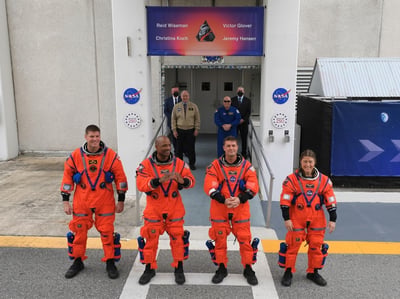 Lift off! Food for men (and woman) on the moon