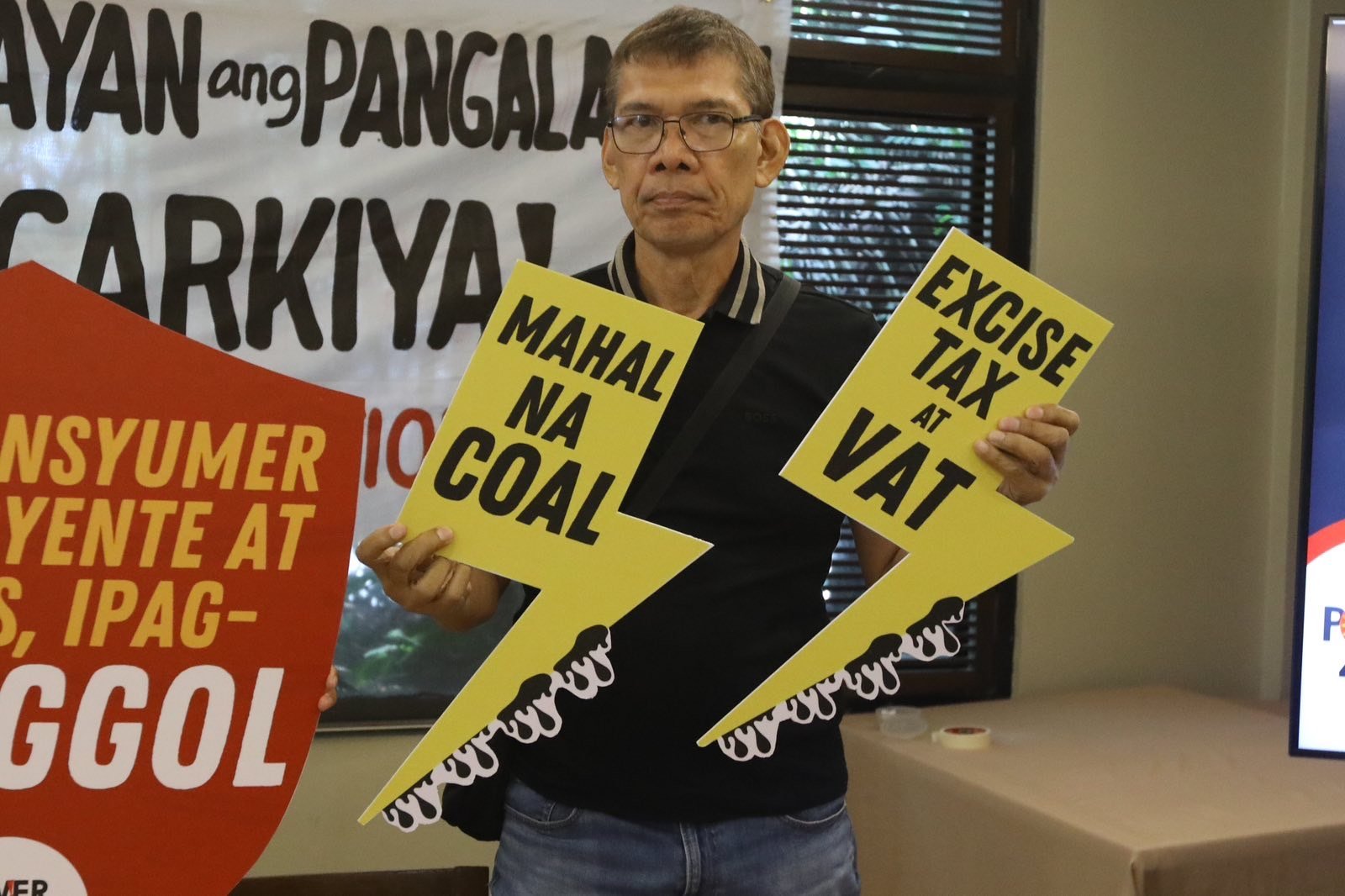 Various sectoral groups stage a protest calling on the Philippine government to implement urgent safeguards against the worsening energy crisis due to conflict of US and Iran in the middle East on Wednesday, 8 April, 2026 in Quezon City. The protest demands fuel tax relief, stronger regulation, and long-term solutions to protect consumers and transport workers from soaring oil prices | Aram Lascano