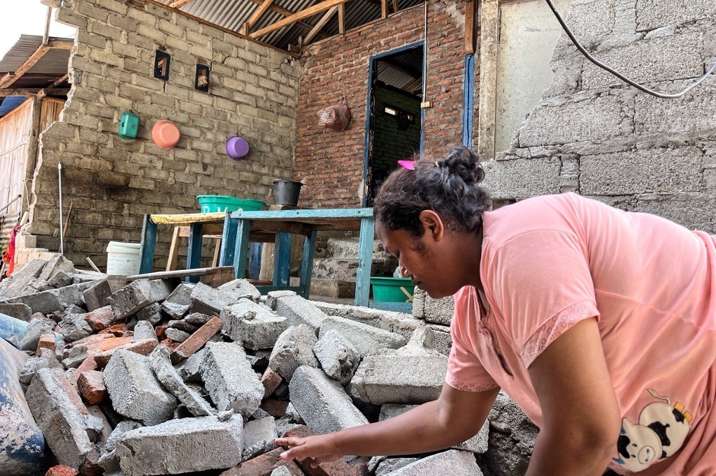 Shallow quake damages over 100 houses, injures 20 residents