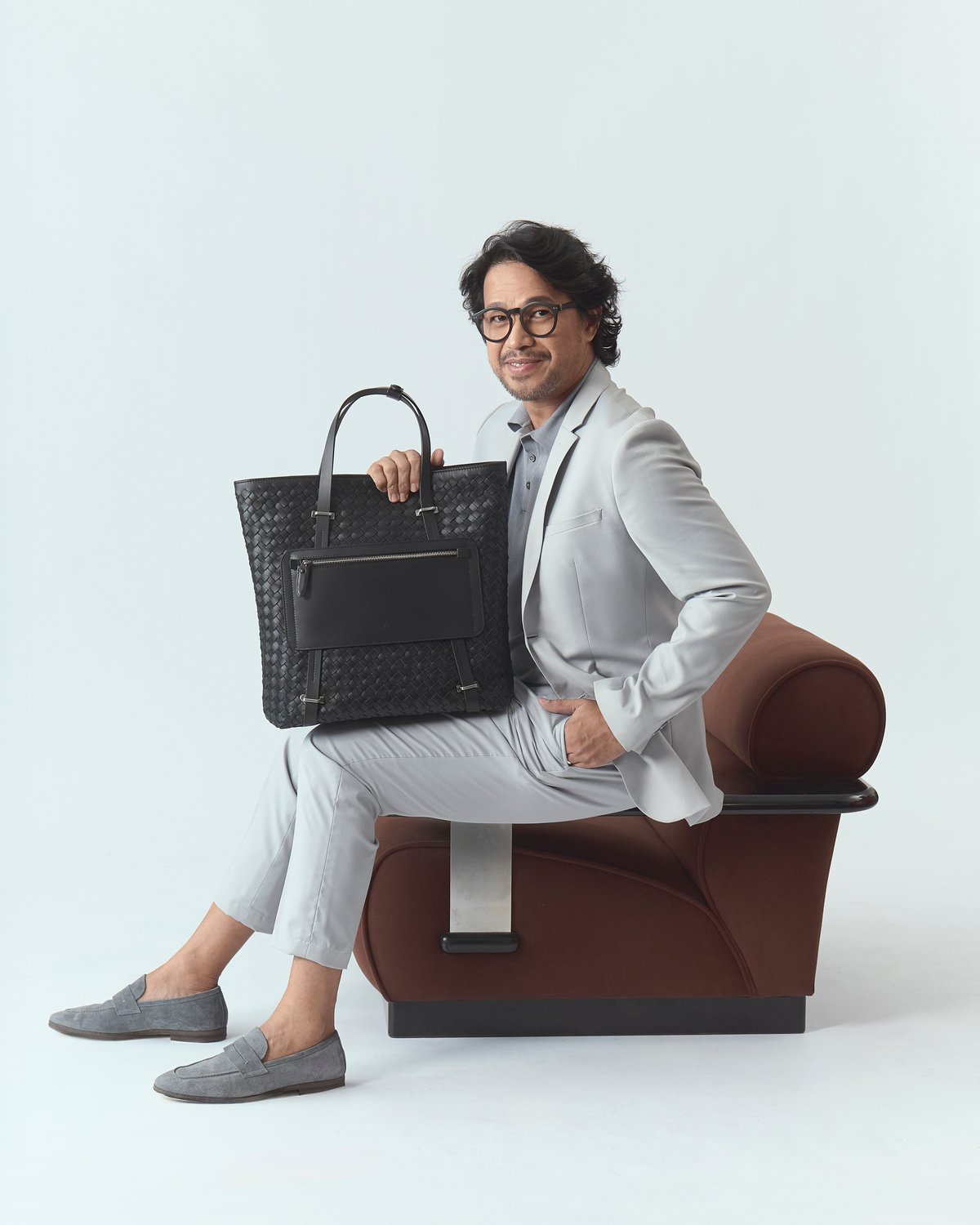 ARCHITECT Royal Pineda and the Royal Atlas bag.