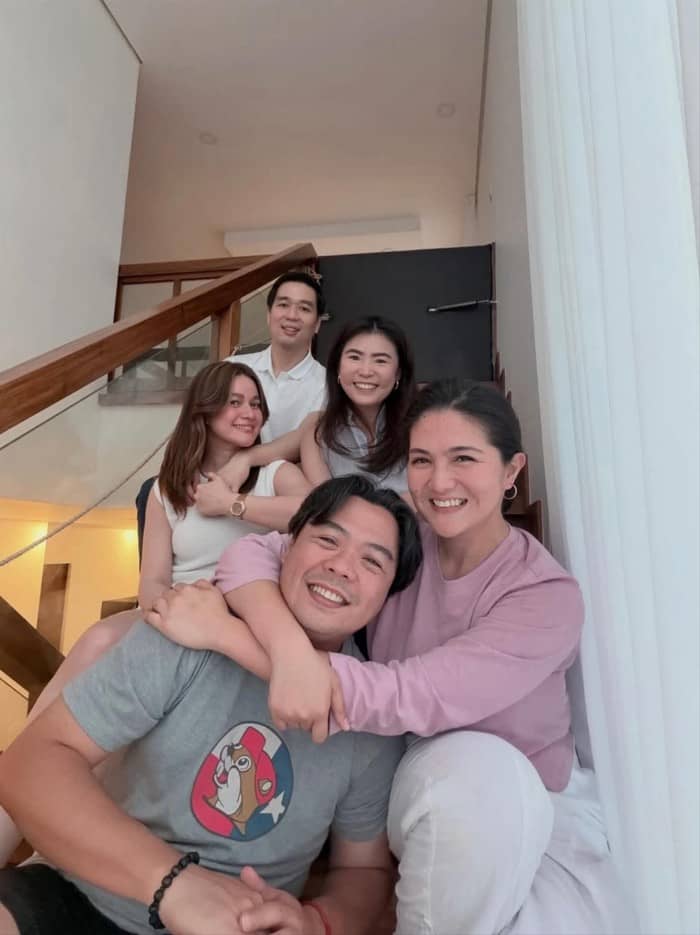 FAMILY and friends of Bea Alonzo and Vincent Co.