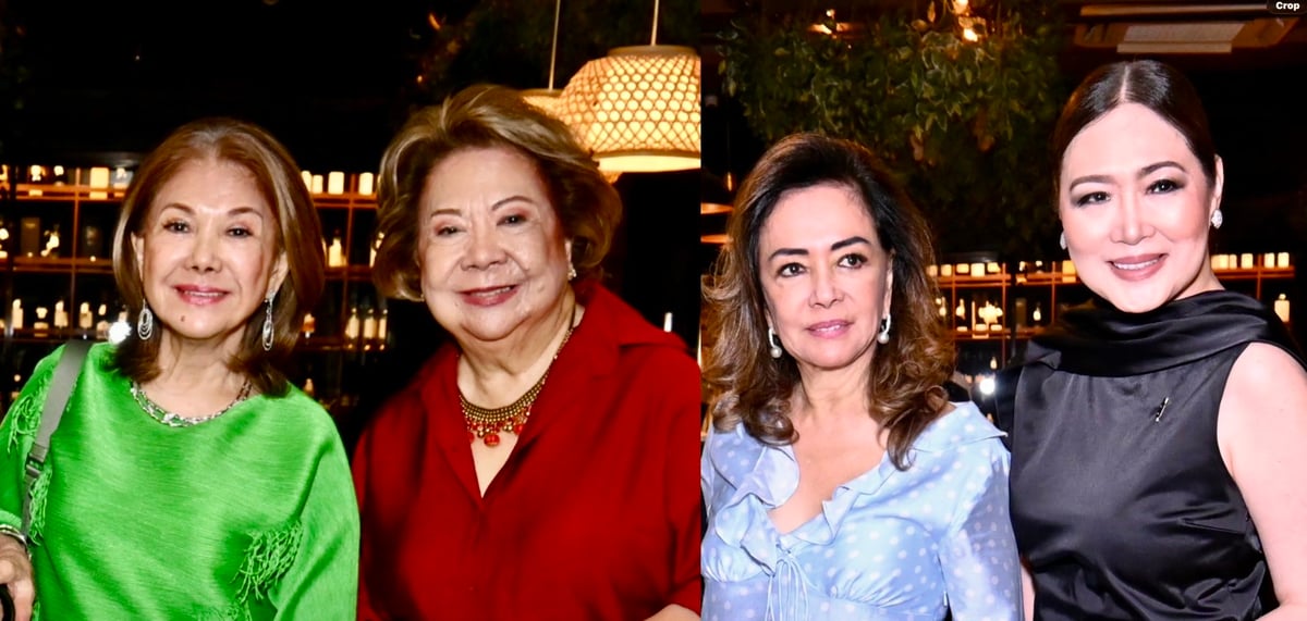 HILDA Salonga, Evelyn Duran, Mayenne Carmona and Linda Ley