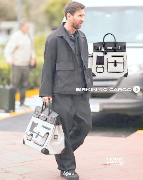 LIONEL Messi made the Hermès Birkin the coolest bag in the game.