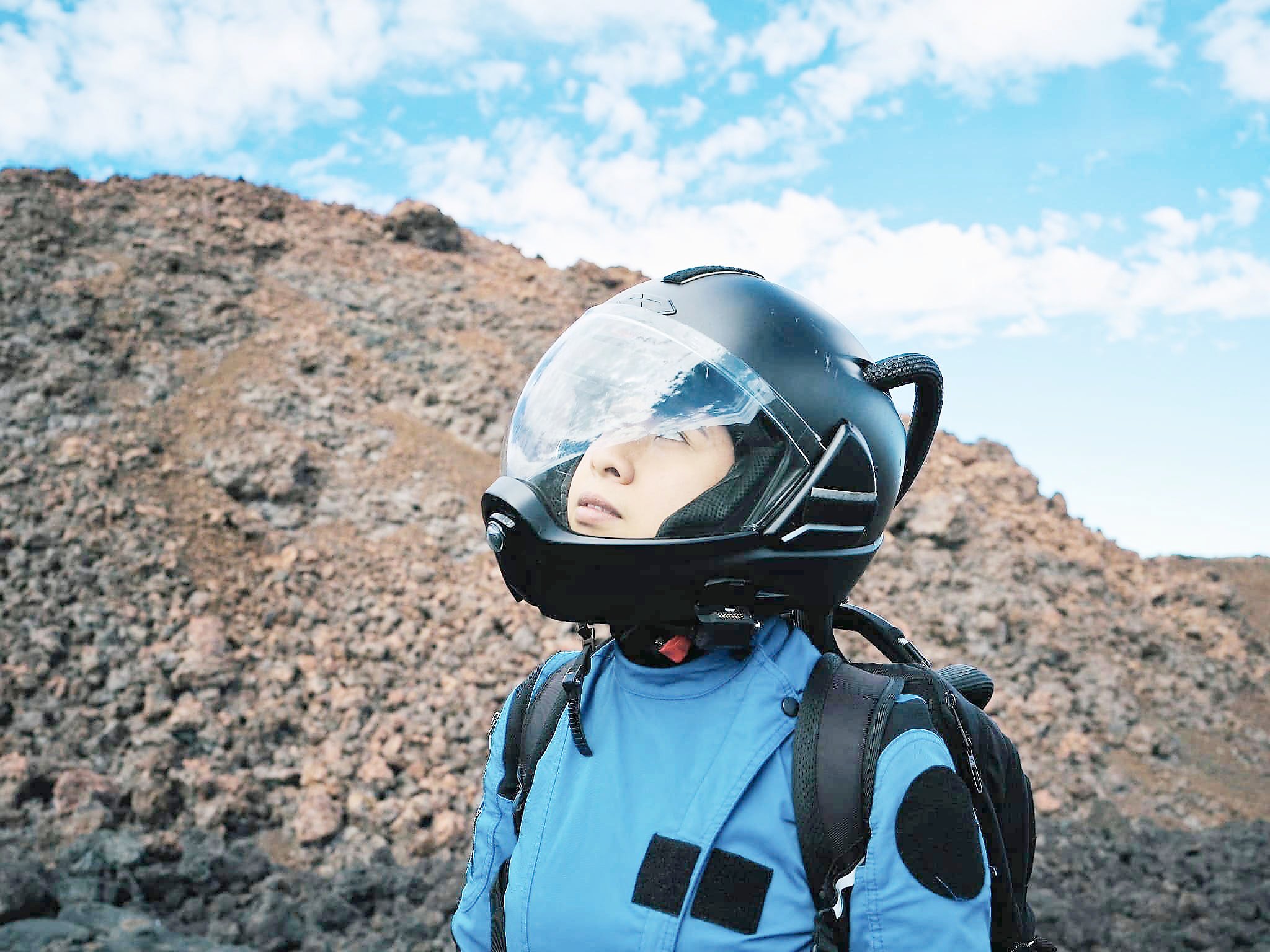 Kristine Jane Atienza reaches for the space