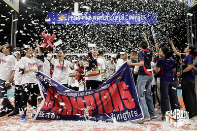 Lethal Ladies: Letran regains NCAA
volleyball crown after 28 years