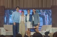DONNY Pangilinan, Jasmine Curtis-Smith, Solenn Heussaff and Kianna Dy sporting preppy styles.