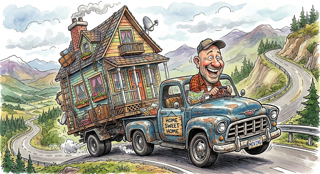 Couple moves house from wrong plot