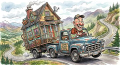 Couple moves house from wrong plot