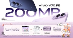 vivo V70 FE now up for pre-order with exclusive perks